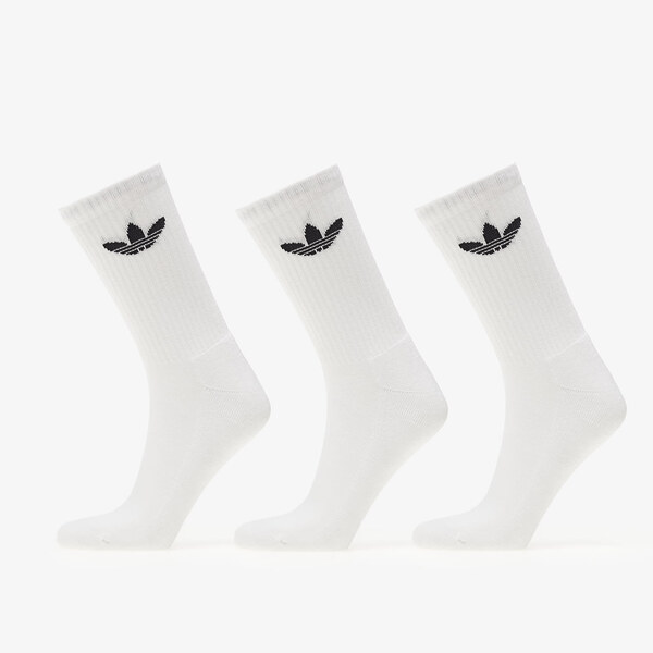 adidas Originals Trefoil Cushion Crew Socks 3-Pack White L 54992488