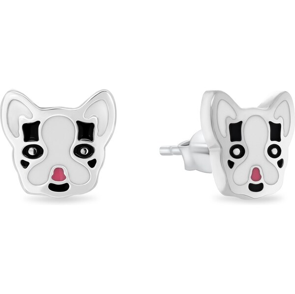 Brilio Silver Originálne strieborné náušnice Psík EA954W 66579462