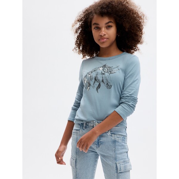 GAP Dievčenské tričko s potiskem 825157-05 66267489