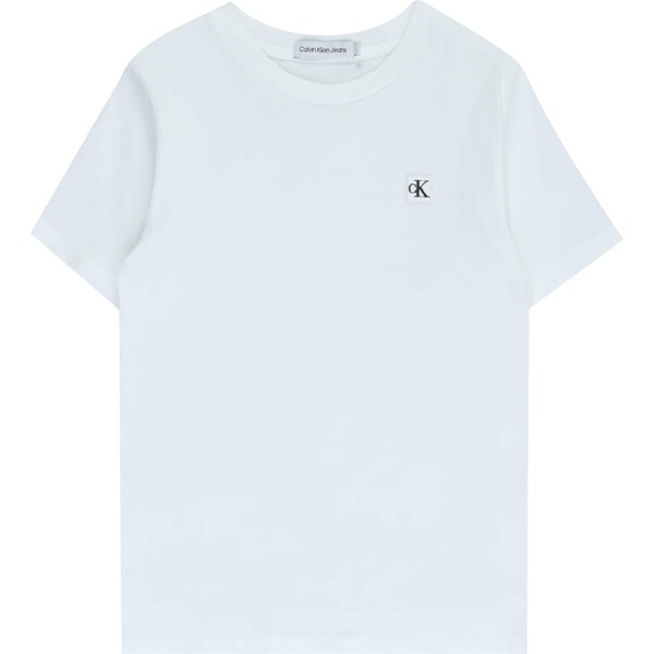 Calvin Klein Jeans Tričko čierna / biela 48186111