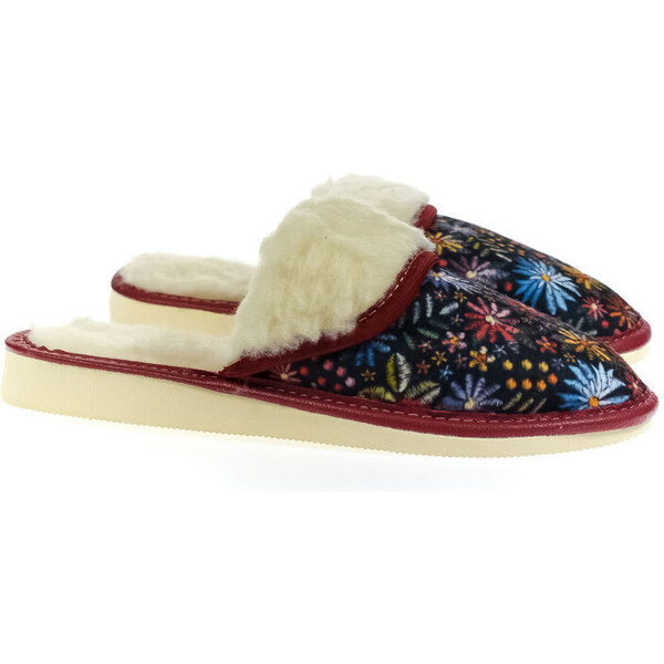 JOHN-C Dámske luxusné kvietkované papuče LINDA 5 47164229