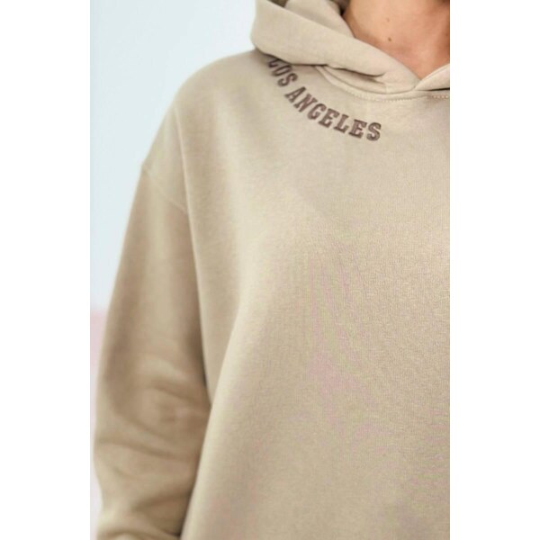 MladaModa Zateplená tepláková súprava s vyšívaným nápisom Los Angeles 46552250