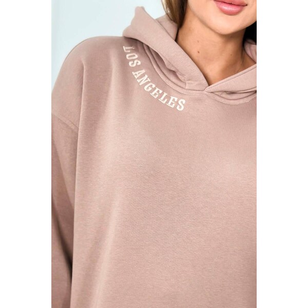 MladaModa Zateplená tepláková súprava s vyšívaným nápisom Los Angeles 46552245