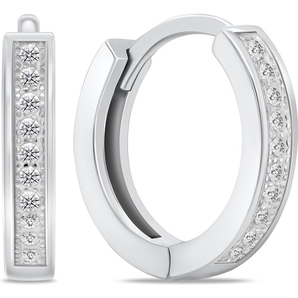 Brilio Silver Nadčasové strieborné kruhy so zirkónmi EA940W 66592941