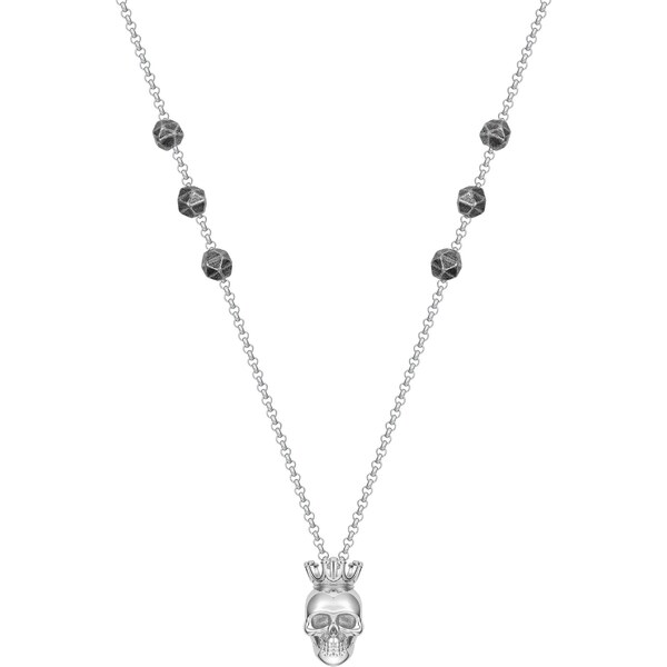 Police Luxusný oceľový náhrdelník s lebkou Rock Rebel PEAGN0001001 66594134