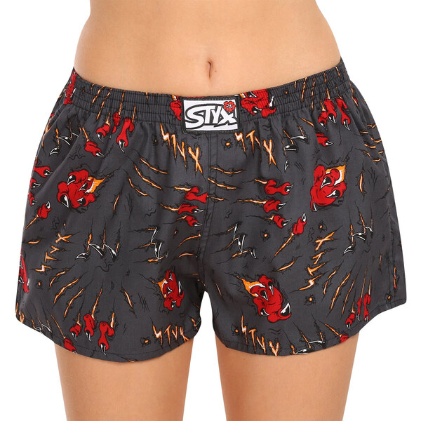 3PACK dámske trenky Styx art klasická guma viacfarebné (3K14125) 47228777