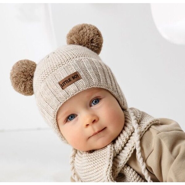 AJS Zimná čiapka a šál Elmer 60580643