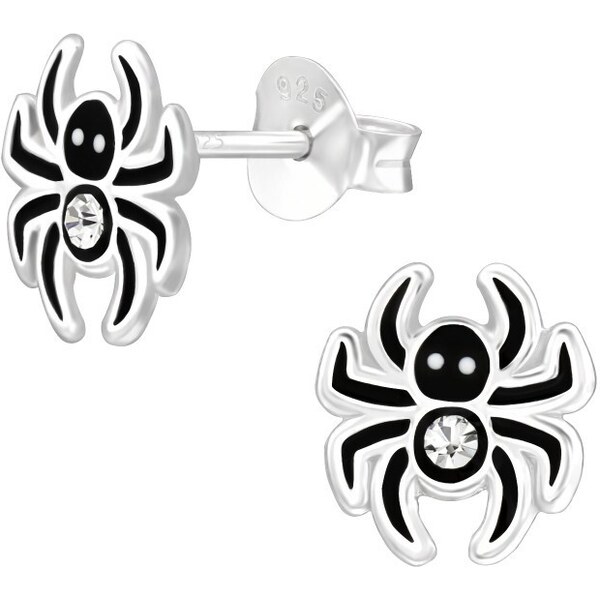 MAJYA Strieborné náušnice PAVOUK 10722 64581342