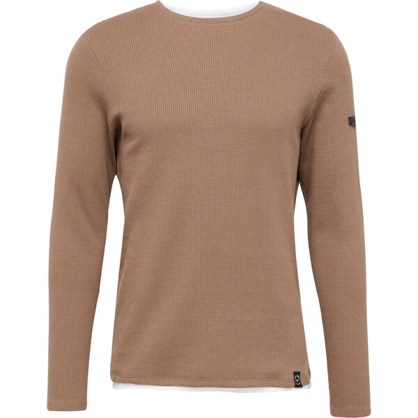 Key Largo Sveter Stefano krémová / hnedá / čierna 47530465