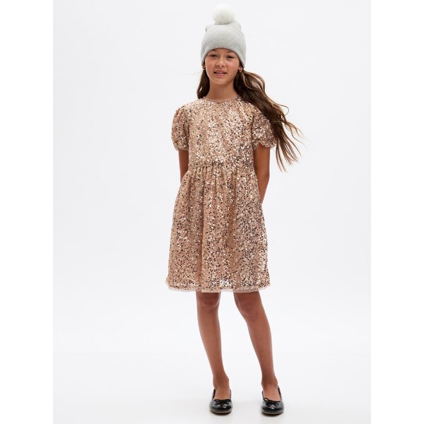 GAP Dievčenské šaty s flitry 825318-00 66267443