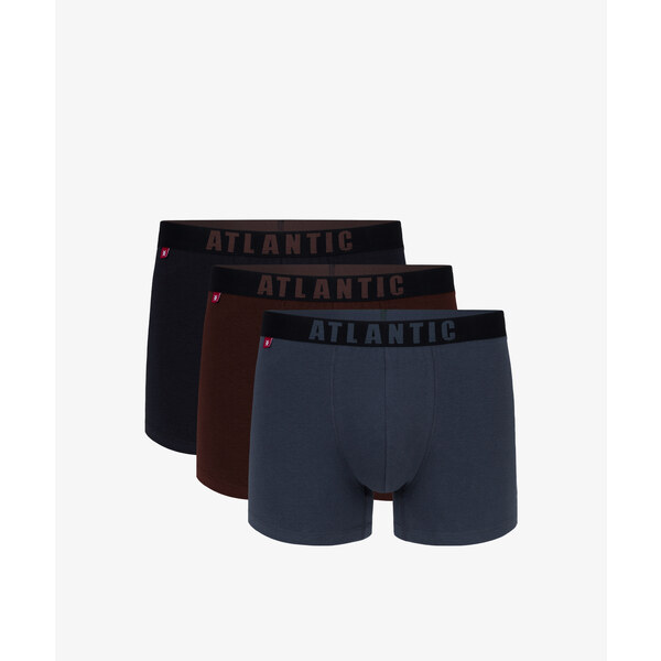 Mens boxers ATLANTIC 3Pack - multicolor 50679626
