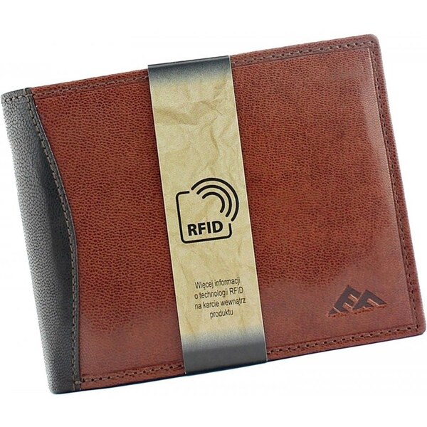 El Forrest Pánska kožená peňaženka El Forrest 2545/A 21 RFID hnedá 47271758