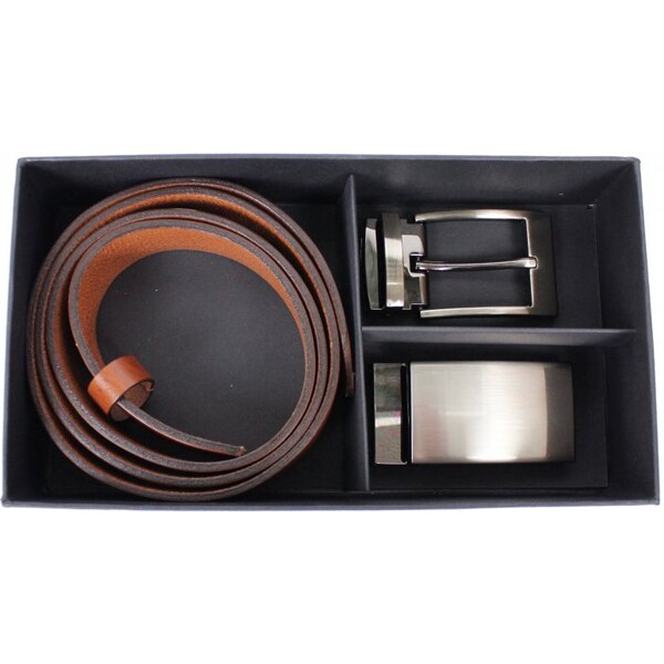 Penny Belts Pánsky darčekový set opasku hnedý II 48179938