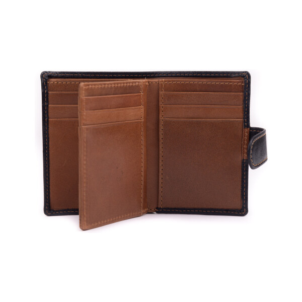 SEGALI Kožená dokladovka 29071145535 čierna koňak 47271805