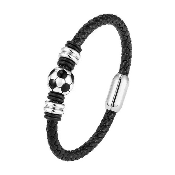 Sams Artisans Kožený náramok Kopačák chirurgická oceľ INRM052 26768659