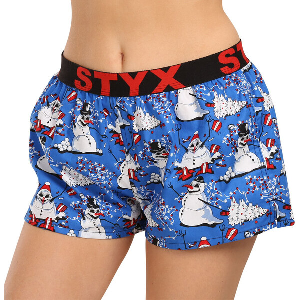 Dámske trenky Styx art športová guma Vianoce snehuliaci (T1751) 47292451