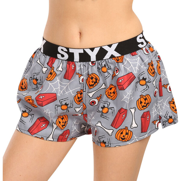 Dámske trenky Styx art športová guma Halloween rakvy (T1752) 47292448