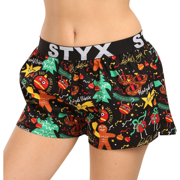 Dámske trenky Styx art športová guma Vianoce ozdoby (T1754) 47292449
