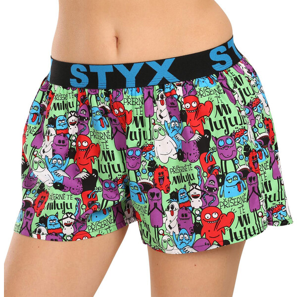 Dámske trenky Styx art športová guma príšerky (T1155) 47292525
