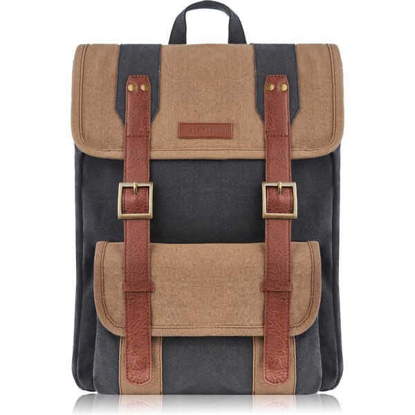 PAOLO PERUZZI Pánsky batoh na notebook A4 E-03-MC | tmavomodrá E-05-MC 47295202