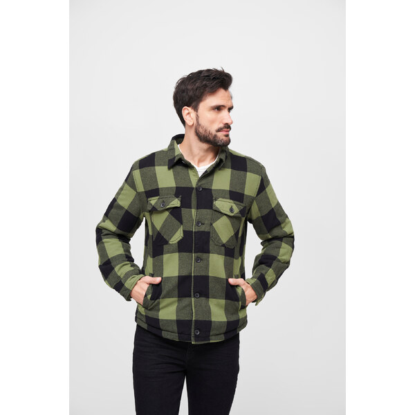 Brandit Lumberjack Black/Olive 50637517