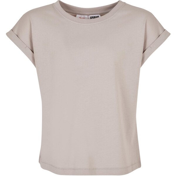 Urban Classics Girls organic t-shirt with extended shoulder in warm 50680987
