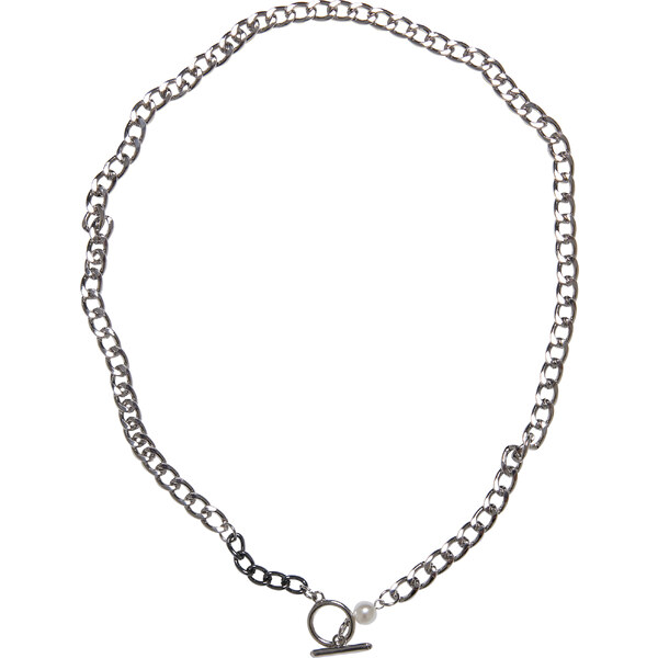 Urban Classics Pearl necklace - silver colors 50679933
