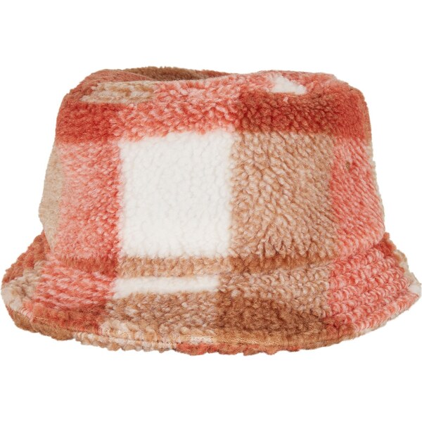 Flexfit Sherpa Check Bucket Hat whitesand/caramel 50669020
