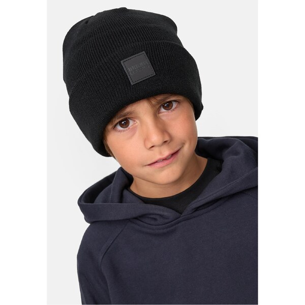 Urban Classics Logopatch Beanie Kids 2-Pack Black/Royal Blue 50604142