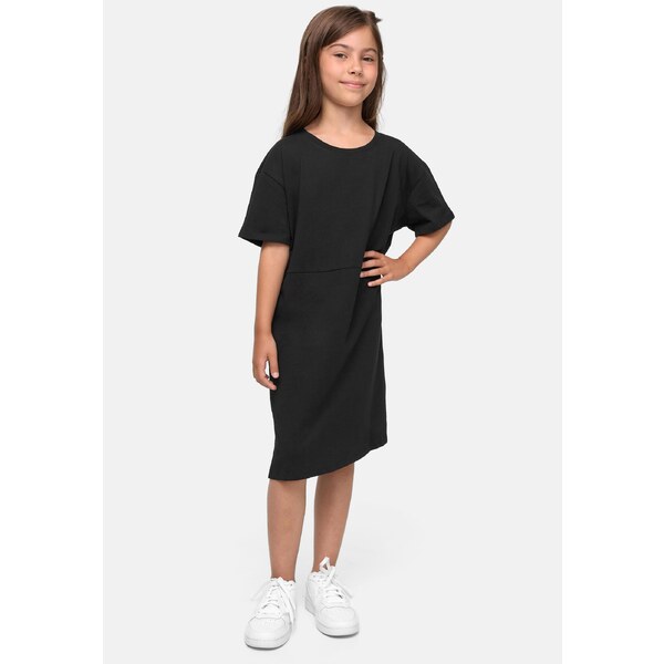 Urban Classics Girls Organic Oversized T-Shirt Dress Black 50664451