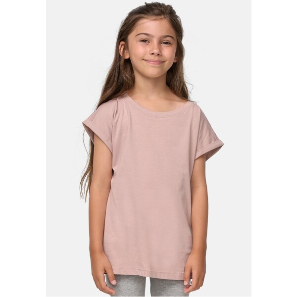 Urban Classics Girls organic T-shirt with extended shoulder dukrose 50663748