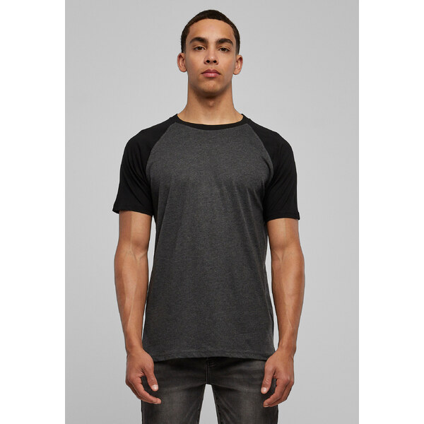 Urban Classics Raglanové tričko s kontrastnými rukávmi cha/blk 50503530