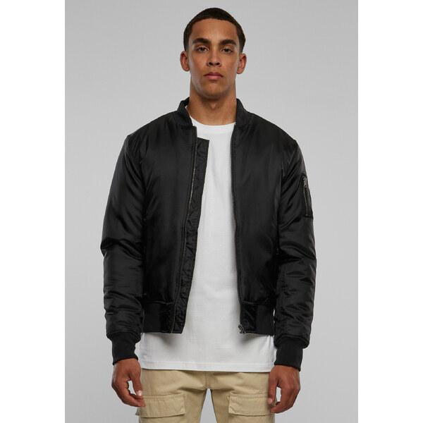 Urban Classics Základná bomberová bunda čierna 51094262