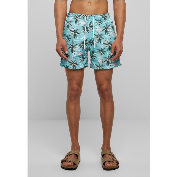 Urban Classics Patterned Tropical Bird Swimsuit Shorts AOP 50548930