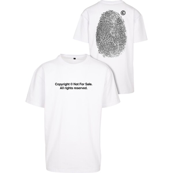 Mister Tee Oversize fingerprint t-shirt white 50679754