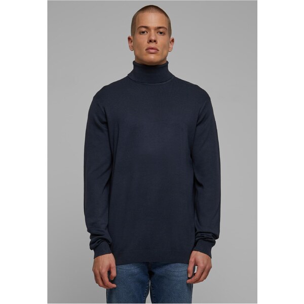 Urban Classics Knitted turtleneck in a navy design 50685489
