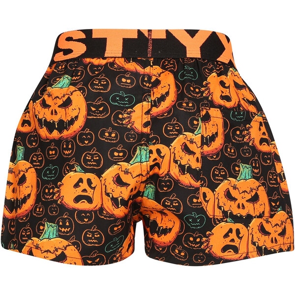 Detské trenky Styx art športová guma Halloween tekvica (BJ1755) 6-8 66060835