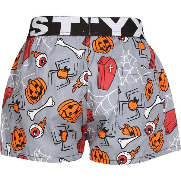 Detské trenky Styx art športová guma Halloween rakvy (BJ1752) 6-8 let 66060710