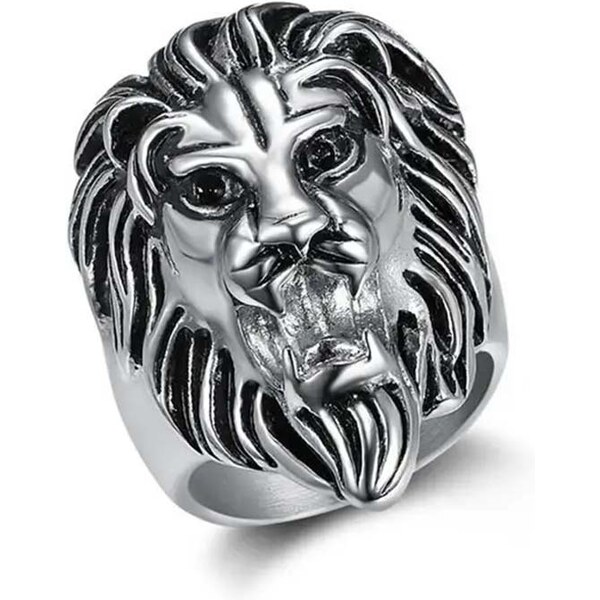 Sams Artisans Prsteň Lion Head chirurgická oceľ IPRM022 47321137