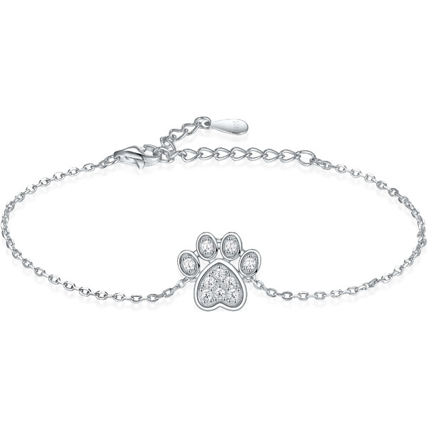 Olivie Strieborný náramok TLAPKA 8102 47359695