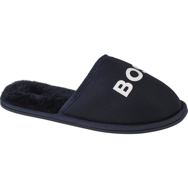 HUGO BOSS Tmavomodré dámske šľapky BOSS Logo Slippers J29312-849 47327141