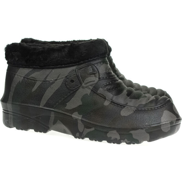 JOHN-C Zateplené sivé gumené poltopánky UNI ARMYS 36-41 47334319