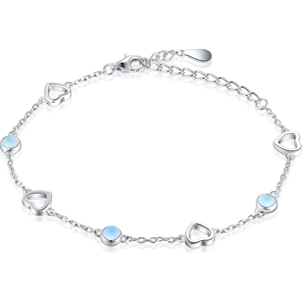 Olivie Strieborný náramok MESAČNÝ KAMEŇ 8115 47359708