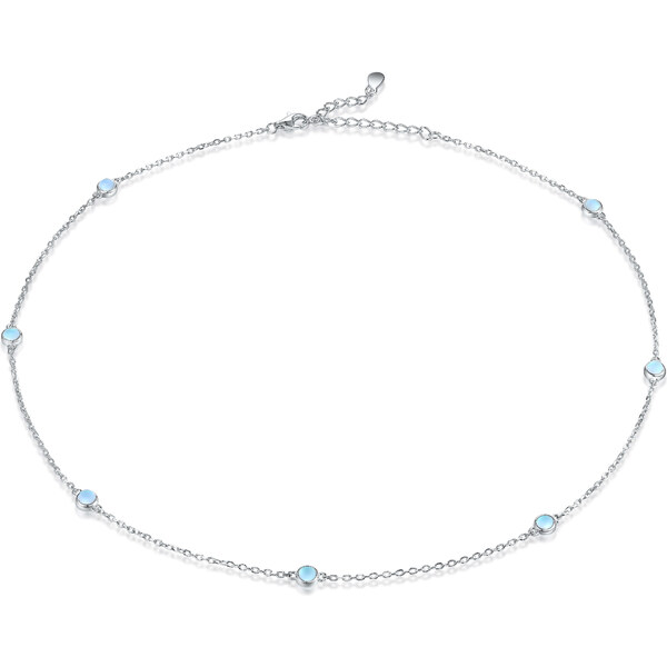 Olivie Strieborný náhrdelník MESAČNÝ KAMEŇ 8119 48558212