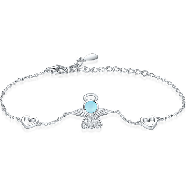 Olivie Strieborný náramok MESAČNÝ ANJEL 8130 47359721