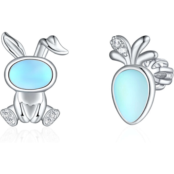 Olivie Strieborné náušnice MESAČNÝ KRÁLIK 8138 47359727