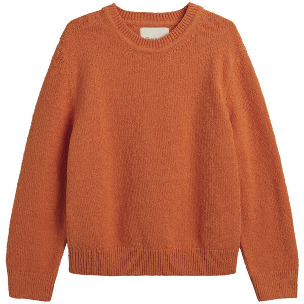 SVETER GANT RELAXED PLAIN BOUCLE C-NECK PUMPKIN ORANGE 47359771
