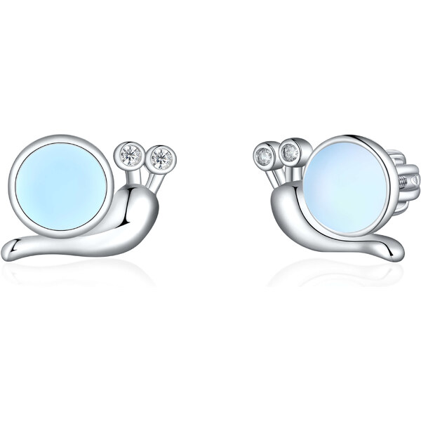 Olivie Strieborné náušnice MESAČNÝ SLIMÁK 8144 47375233