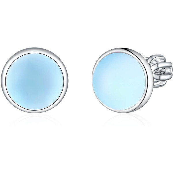 Olivie Strieborné náušnice 8mm MESAČNÝ KAMEŇ 8149 47375238