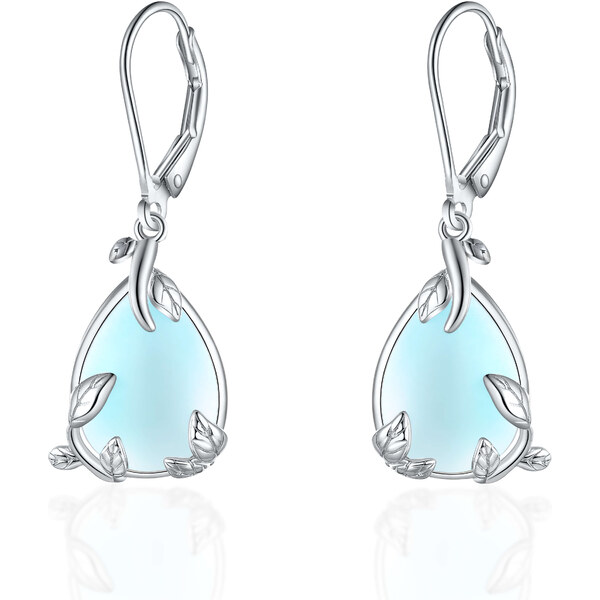 Olivie Strieborné náušnice MESAČNÝ KAMEŇ 8150 47375239